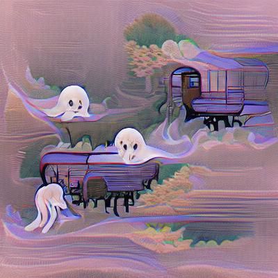 Ghosts on a Luxury Train Through Spooky Woods