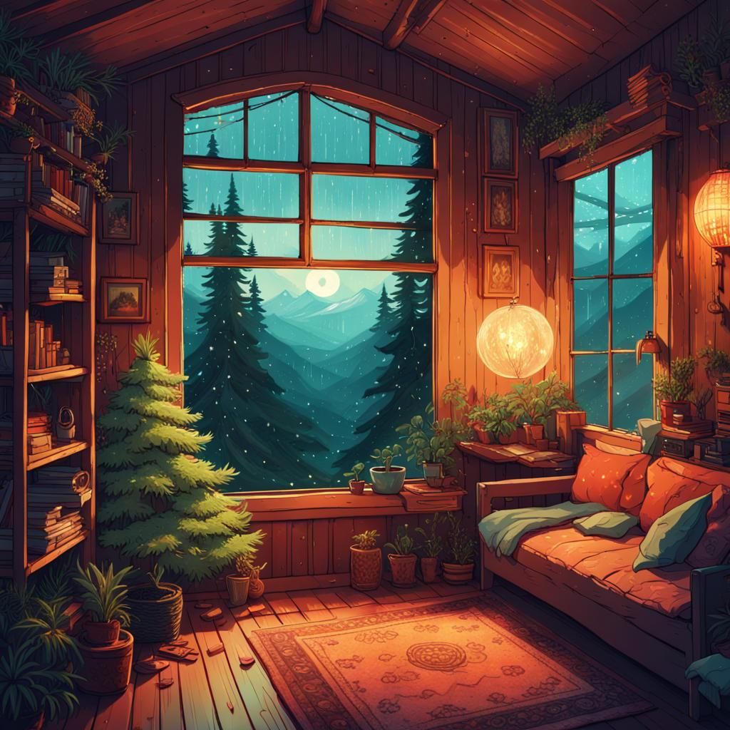 Cozy Cabin Room