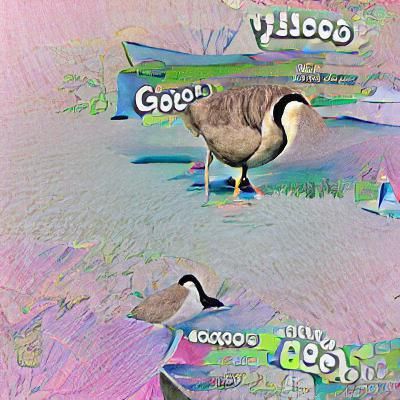 Humorous Goose Illustration
