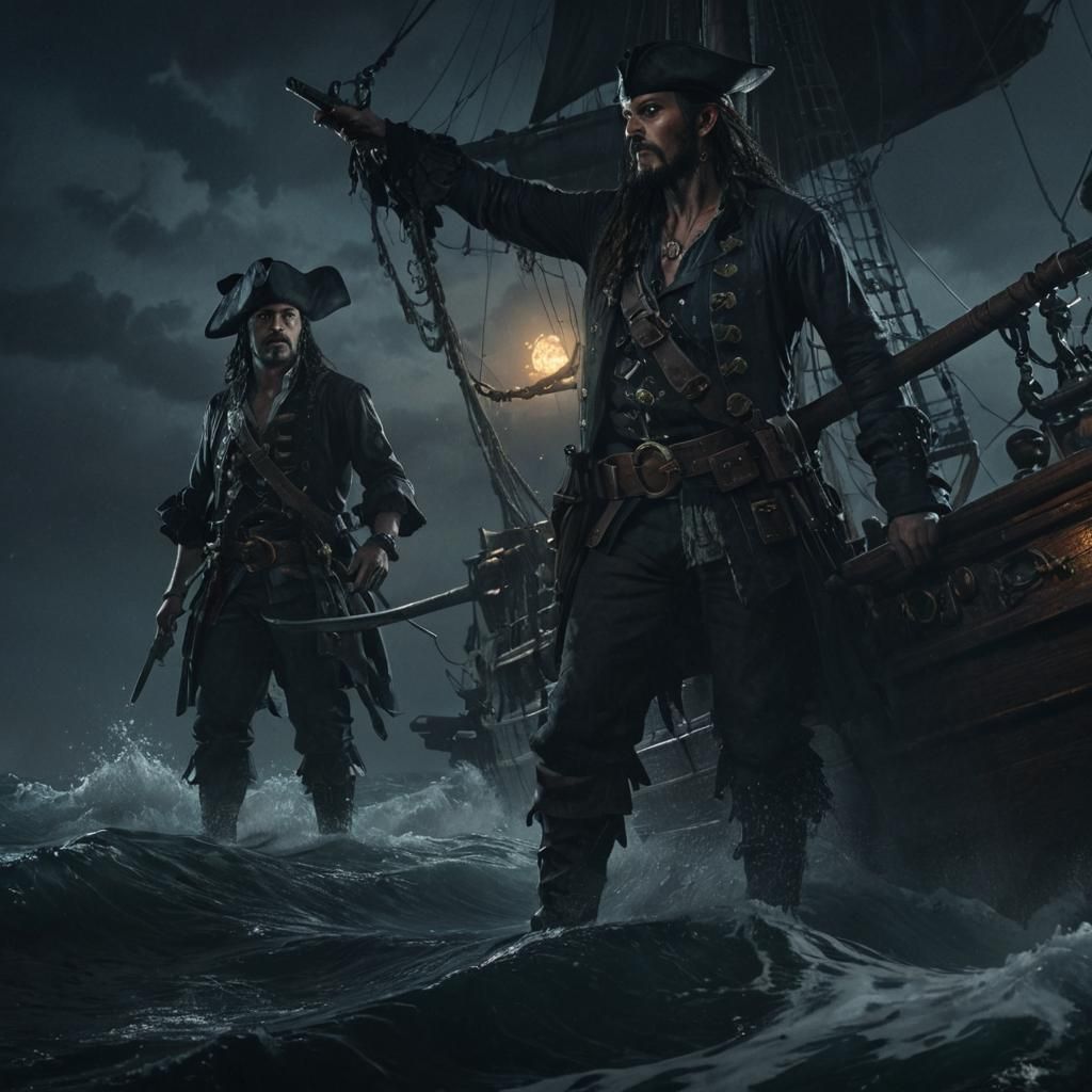 The captain goes down with the ship