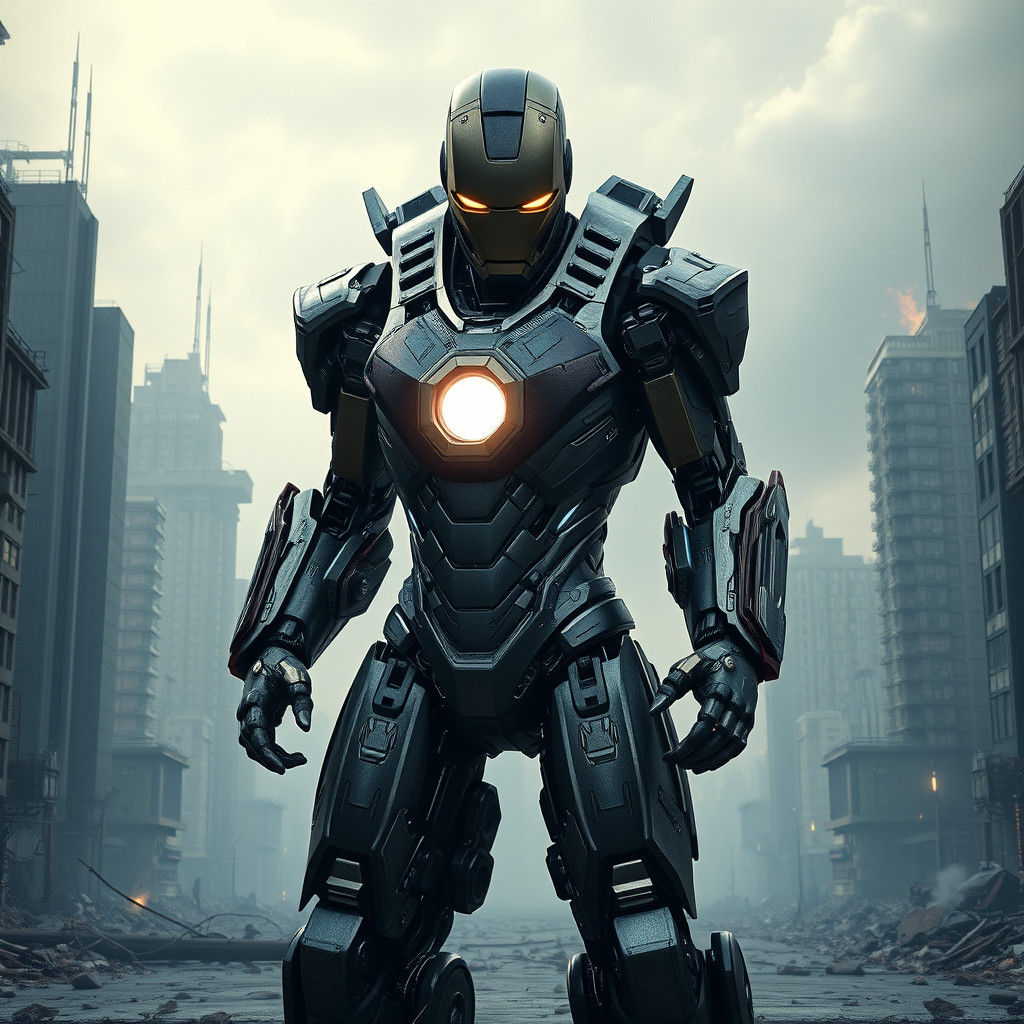 Iron Man: Hulking Mass of Twisted Steel in War Zone