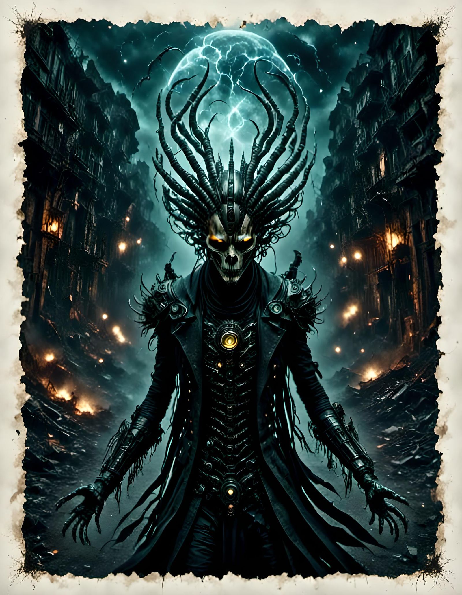 Alien Gothic World in Extreme Realism