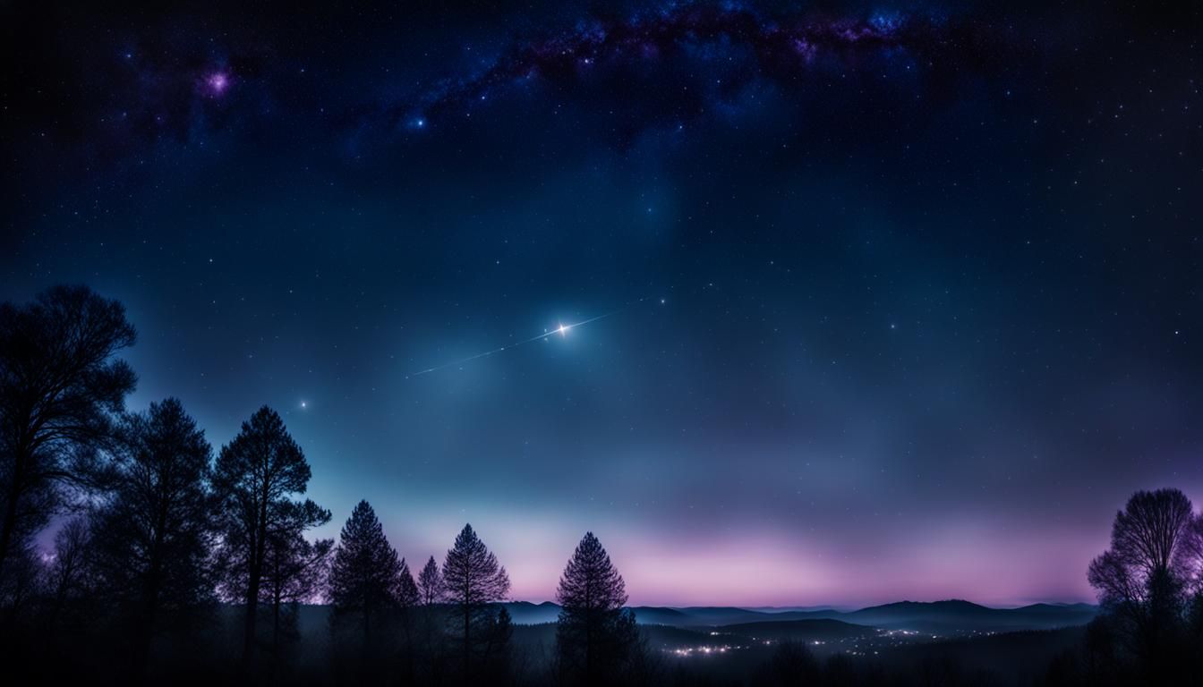 Orion Constellation Shines in Moody Night Sky