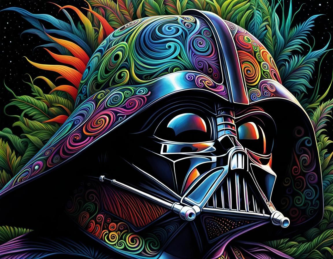 Psychedelic Dark Vador