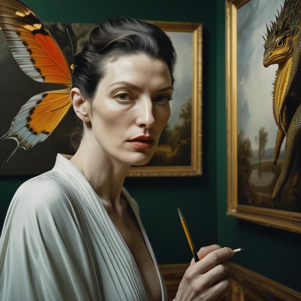 Surreal Portraits of Exotic People in Bizarre Galaxy