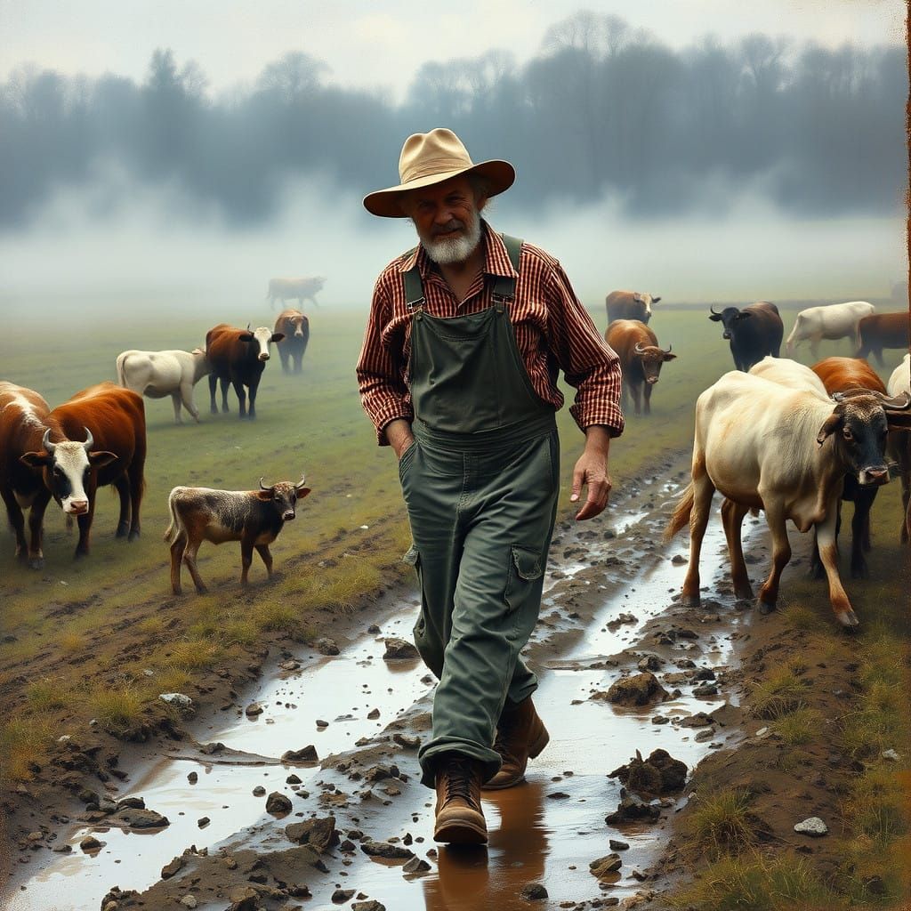 Rural Labor of Love in Earthy Tones