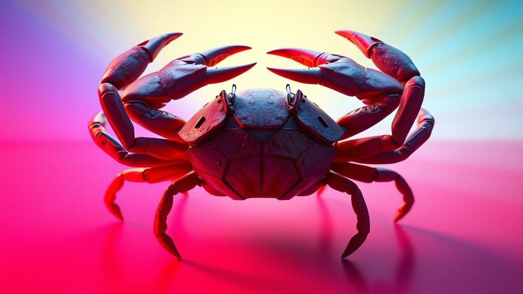 Cancer Zodiac Sign in Pixar Disney Style Art