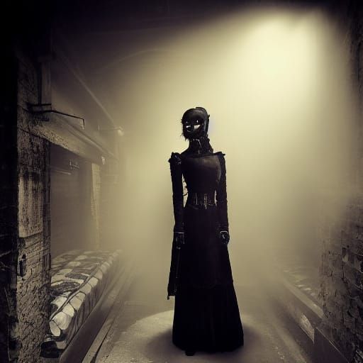 Gothic Romance in a Dark, Industrial Coffee Shop