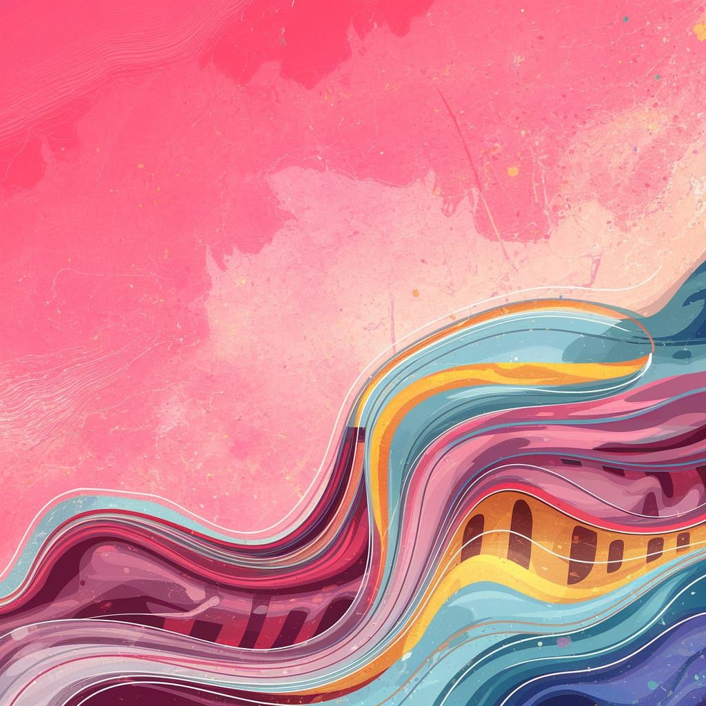 Abstract Pink Texture in Ultramarine Hues