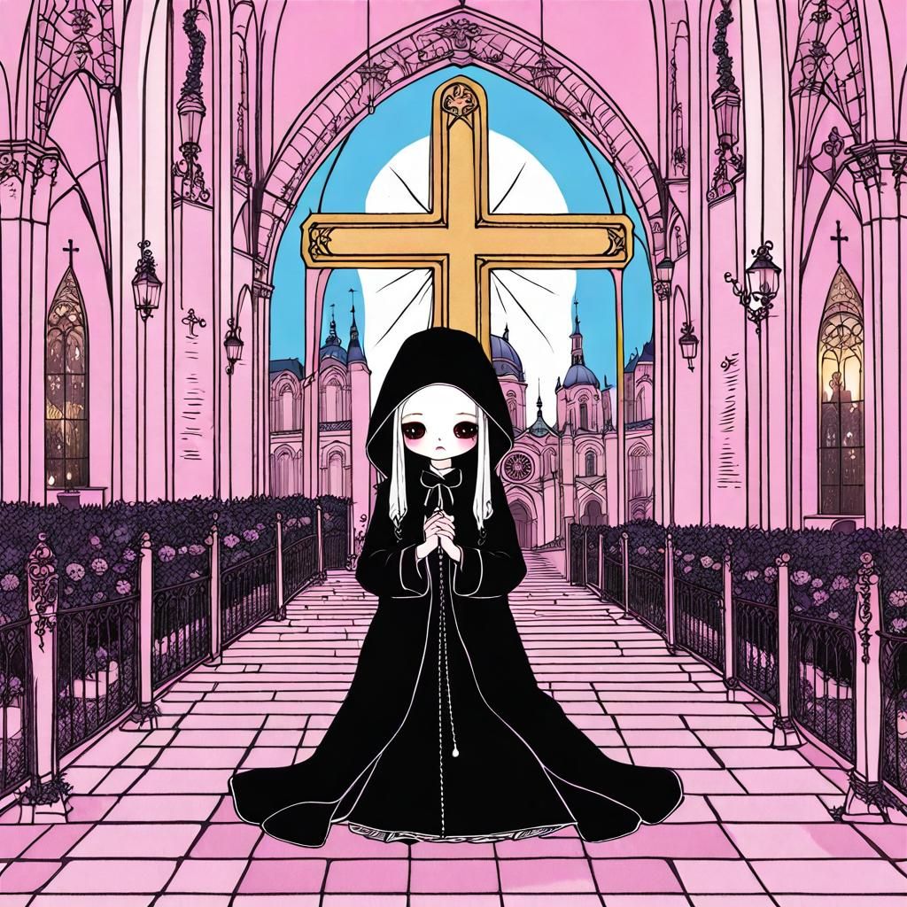 Parisian Goth Kawaii Religion Fusion