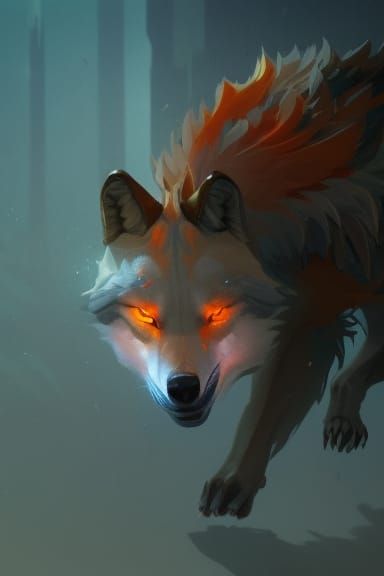 Hyperdetailed Wolf Pack in Dynamic Lighting