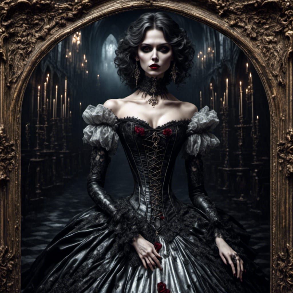 Renaissance Vampire in Dark Fantasy Style