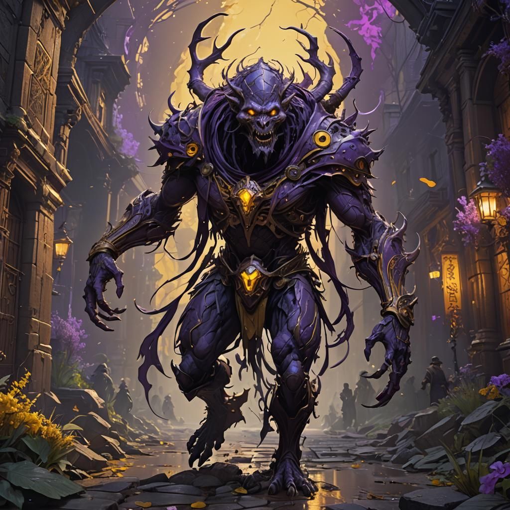 Dark Fantasy Skin Walker Concept Art