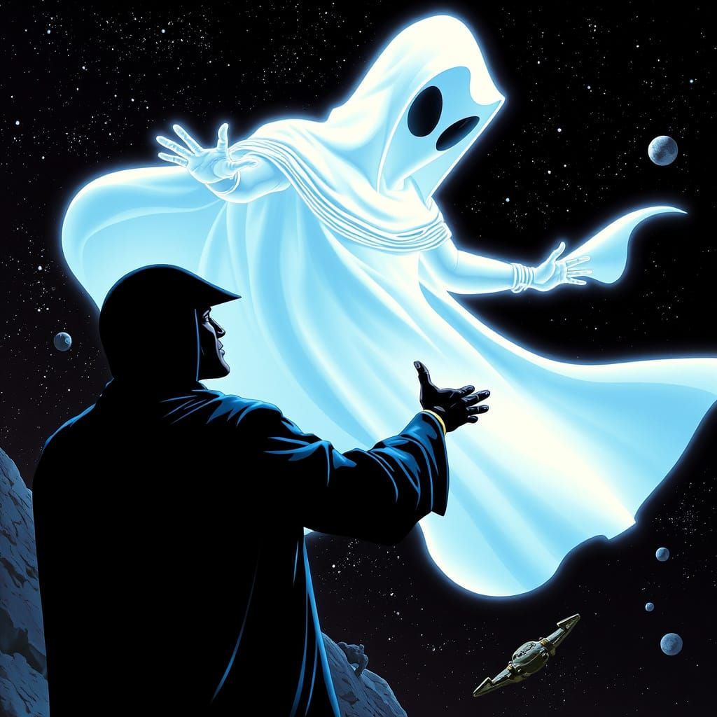 Cosmic Spirit in Perfect Comic Book Art