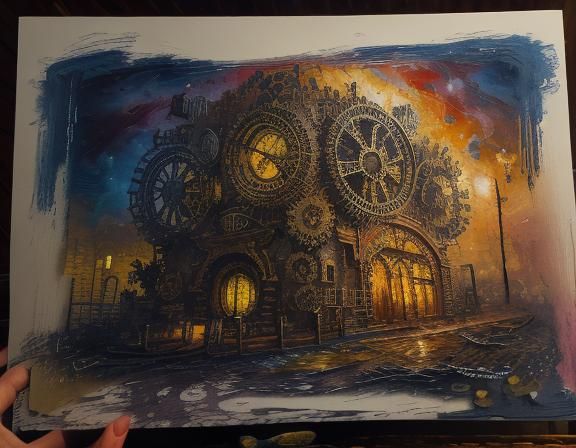 A hyper-realistic 8K illustration of a resograph, featuring ...