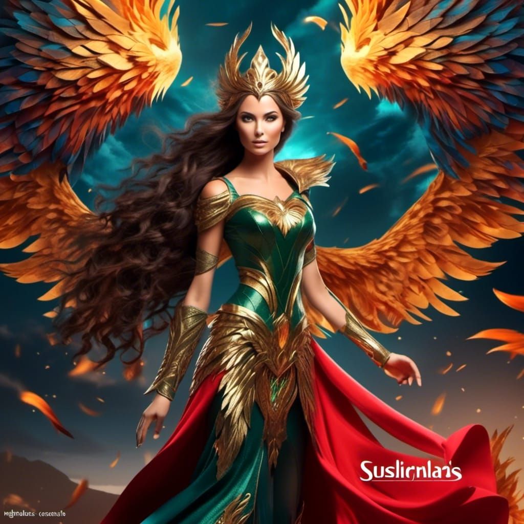 Fearless Adventurer as Superhero Ready to Soar