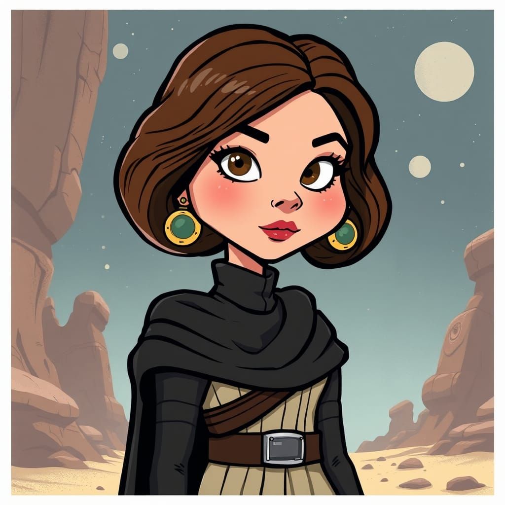 Cartoon Padmé Amidala