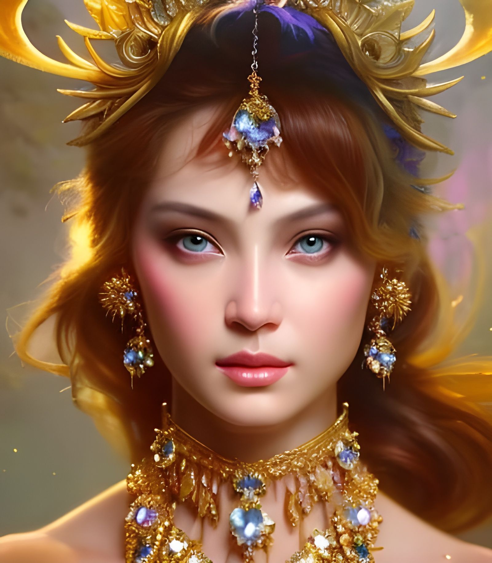 Heavenly Angelic Beauty as Fantasy Art