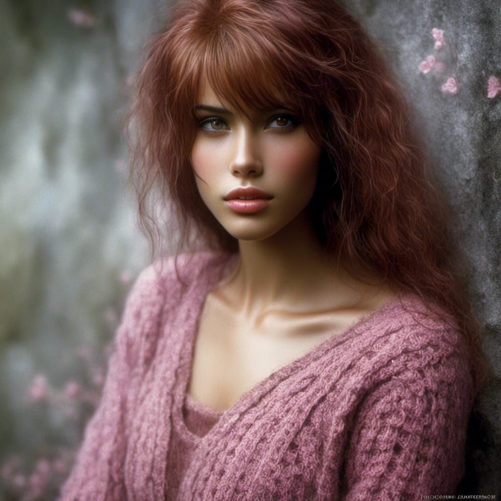 Detailed Portrait of a Woman by Luis Royo