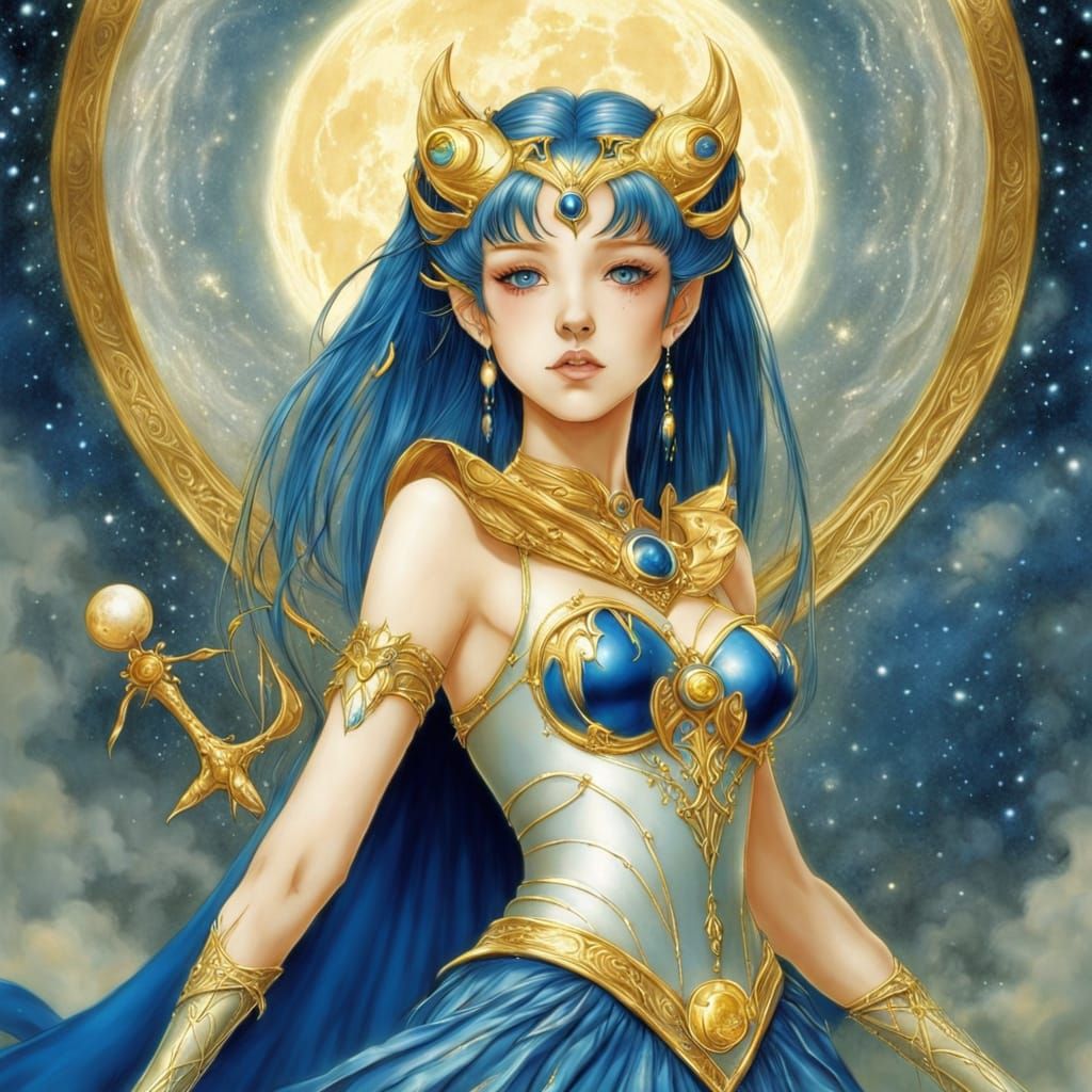 Elven Princess in Somniodelic Anime Style