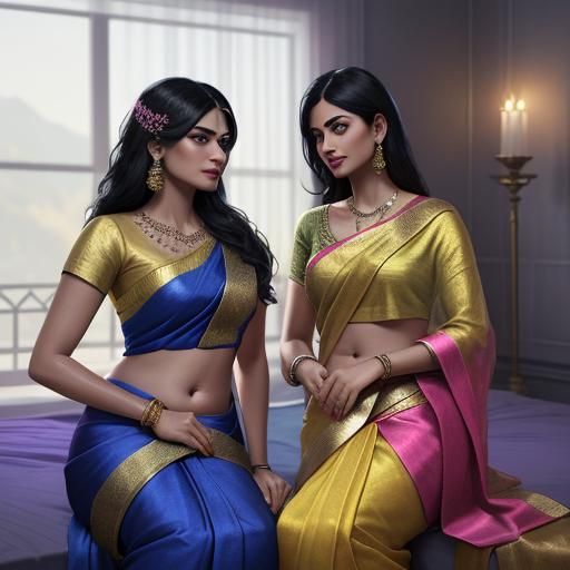 Indian Women in Saree: Ultra Realistic Vision