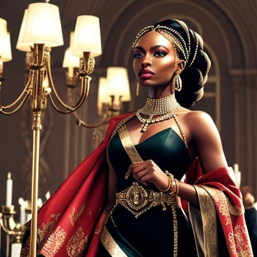 AI Interpretation of Concept: Opulence