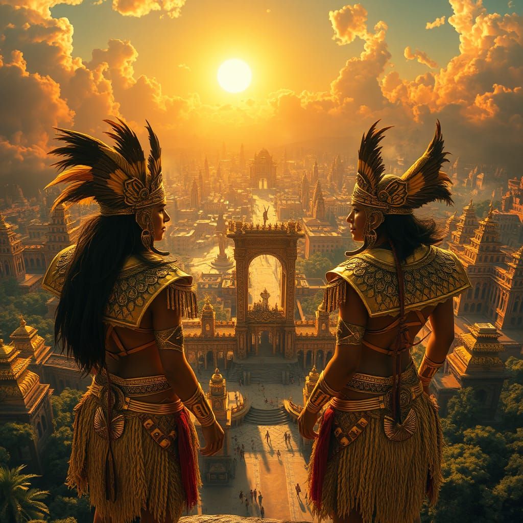 El Dorado: Amazonian Warriors in a Glimmering City