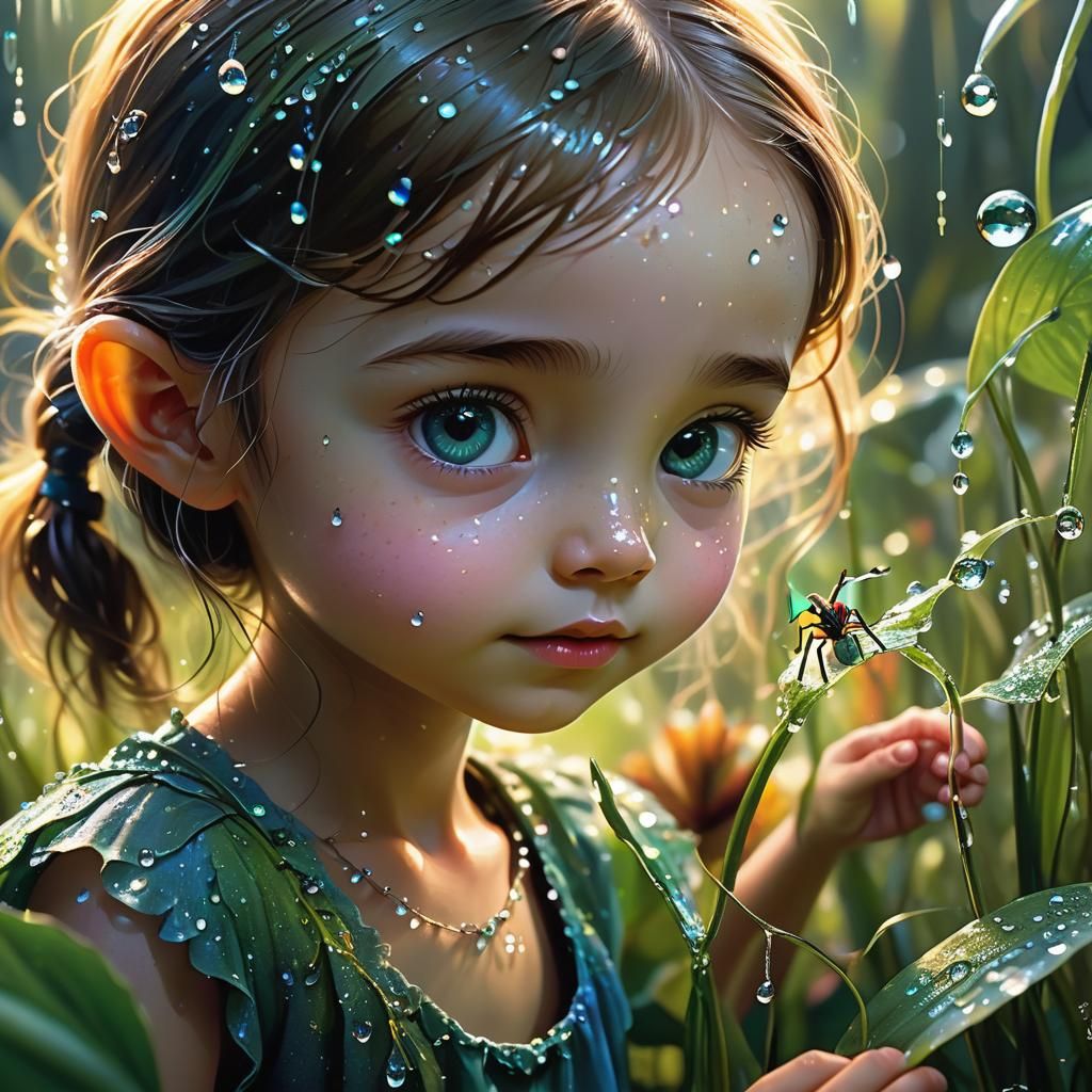 Hidden Fairy Kingdom Discovered Through Dewdrop