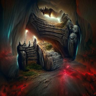 Cavern Entrance to Tumulus