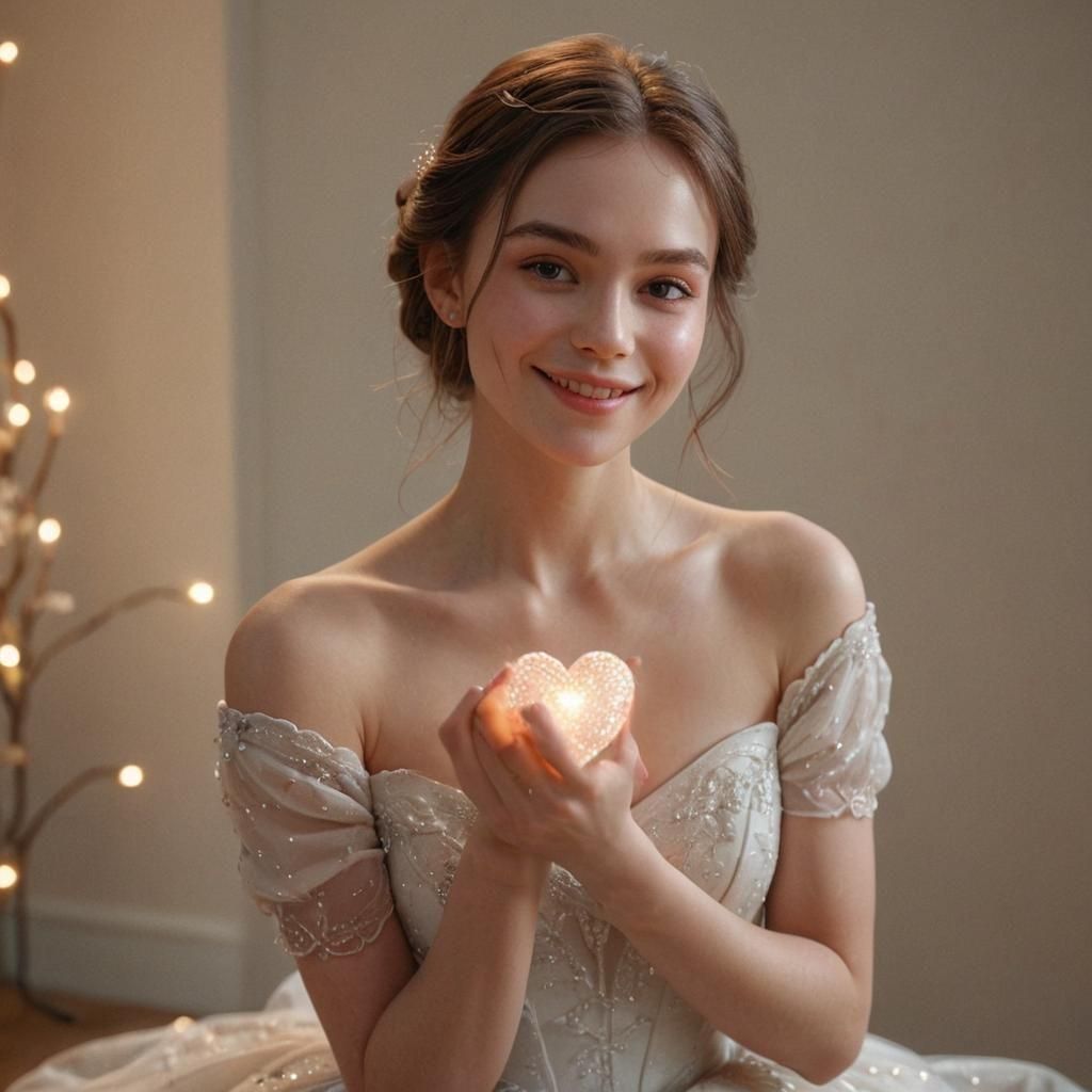 Photorealistic Hyperfeminine Portrait: Stolen Heart