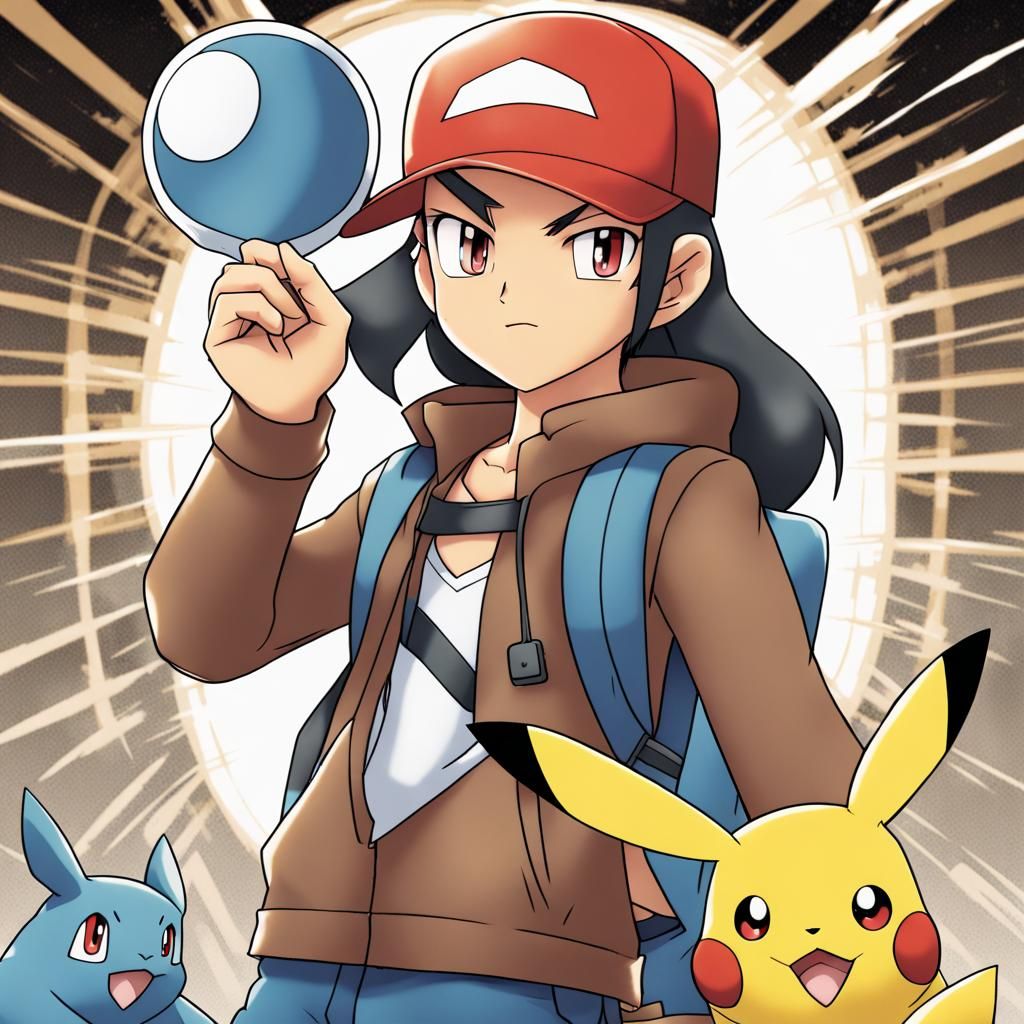 Anime Style Pokémon Trainer by Ken Sugimori