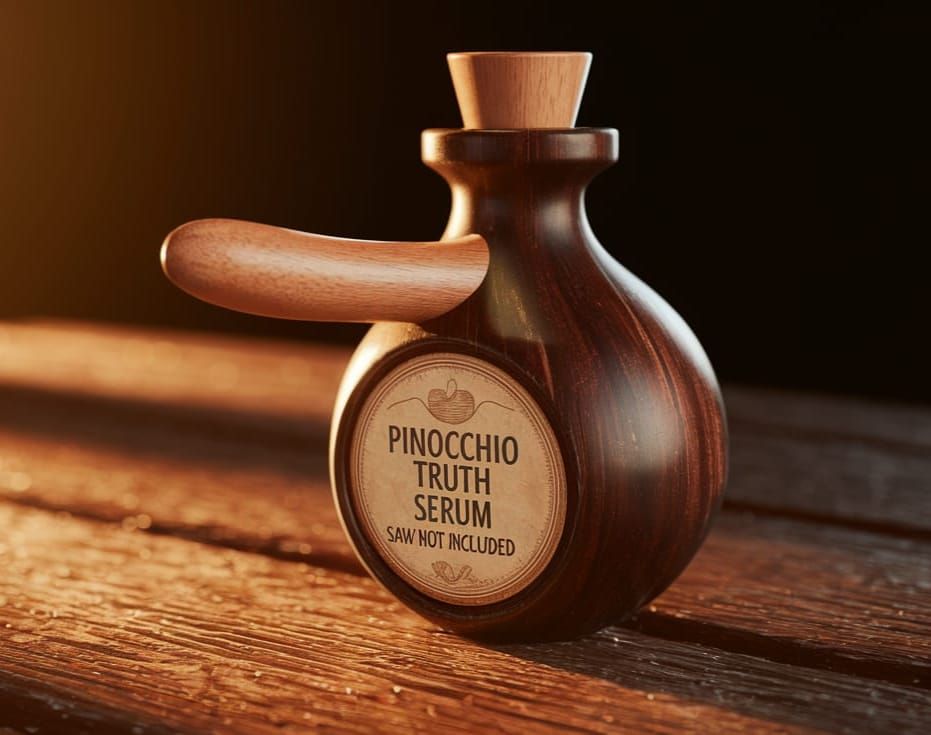 Pinocchio Truth Serum - Saw Not Included