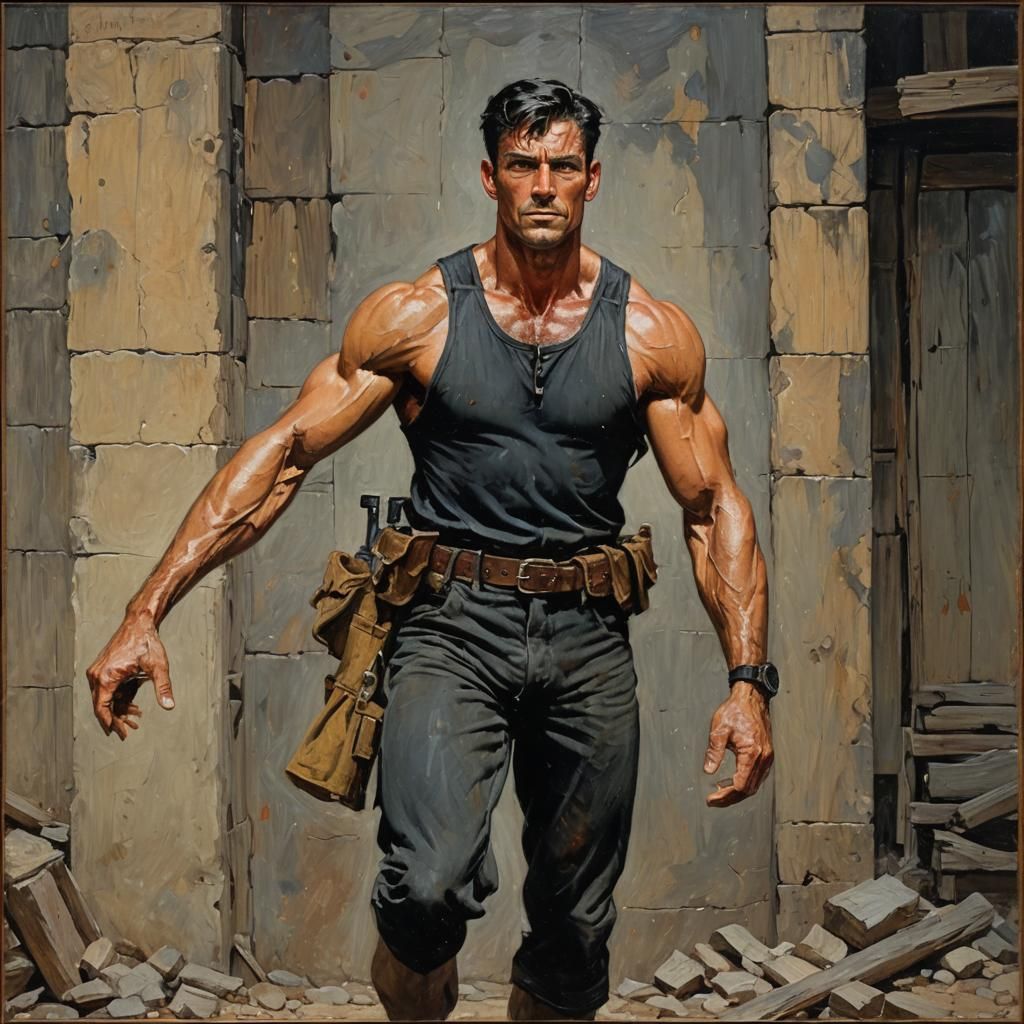 Hugo Danner: Superhuman Strength in Oil Painting
