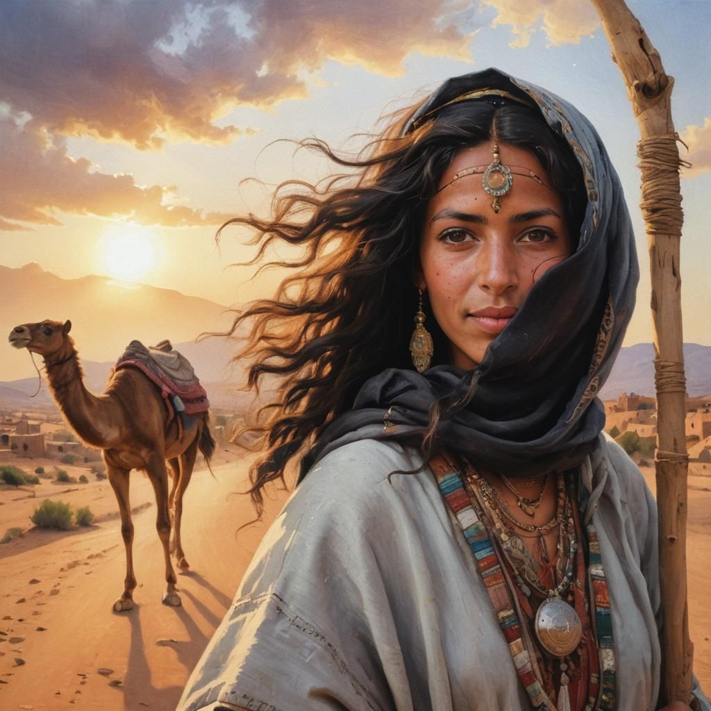 Aicha the Berber AI Image