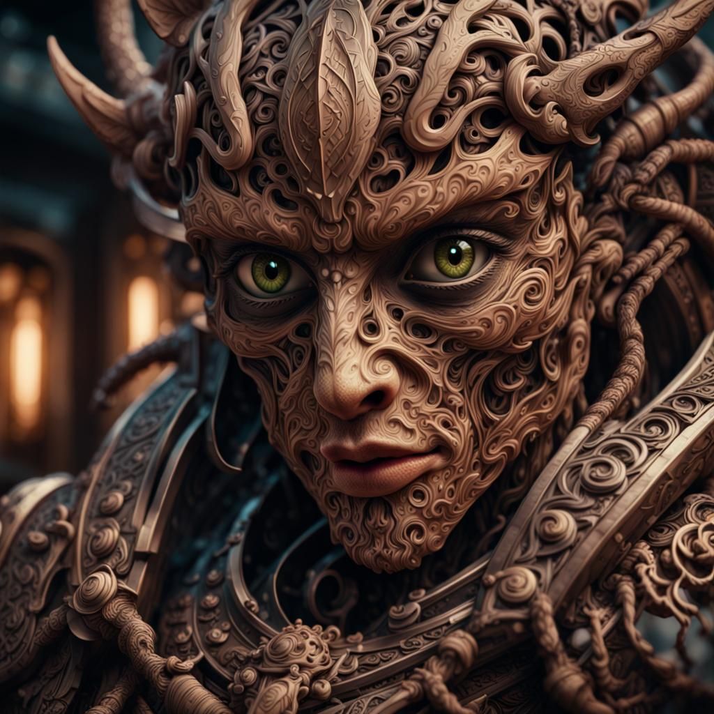 Hyperrealistic Image with Intricate Details in HDR