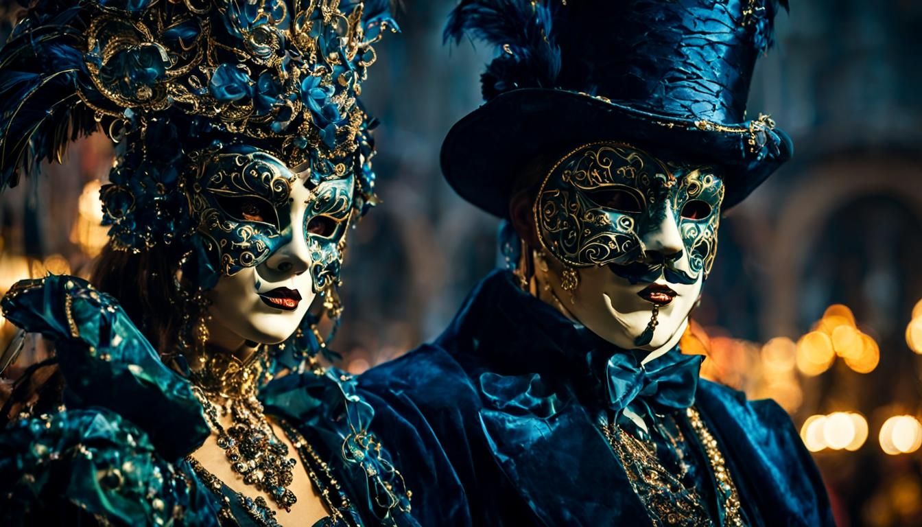Masked ball at the Venice Carnival