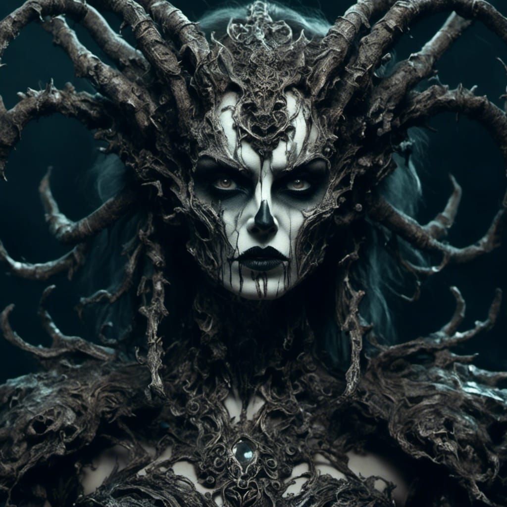 Expressive Woman's Face Shows Contempt