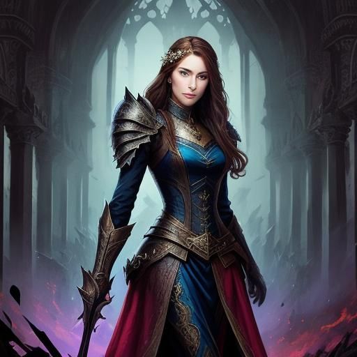 Beautiful Young Lady: An Epic AI Rendition
