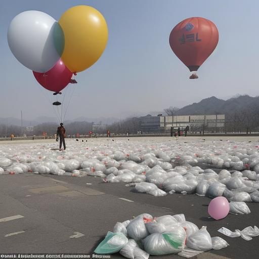 North Korea has dropped at least 260 balloons carrying rubbish in the South, prompting authorities to warn its residents...