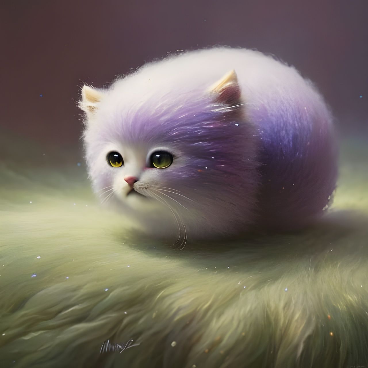 Yarn Kittens: Hyperrealistic Digital Art