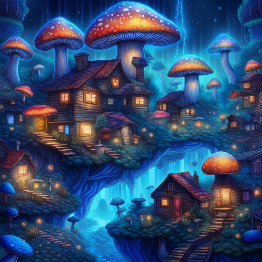 Magical Mushroom Village