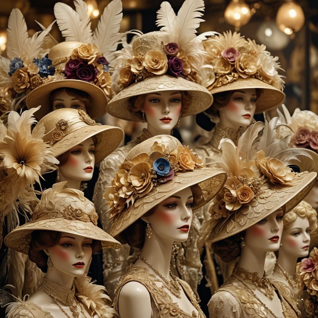 Victorian Hats: Luxurious Millinery Inspired by Klimt