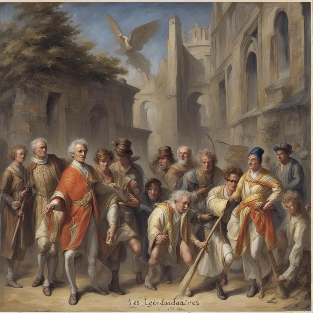 Les Légendaires: A Vibrant Comic Book Cover