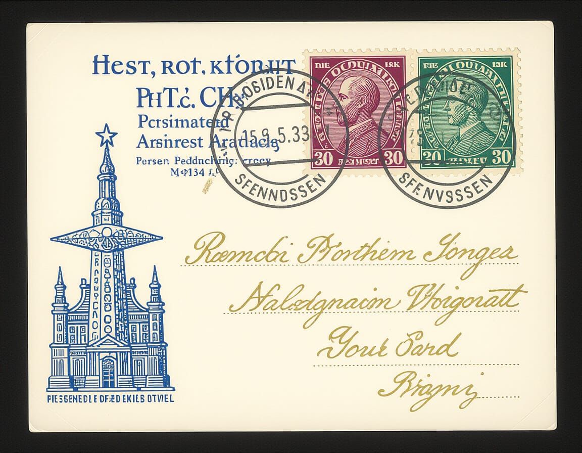 Abstract Blue-Toned Geometric Composition