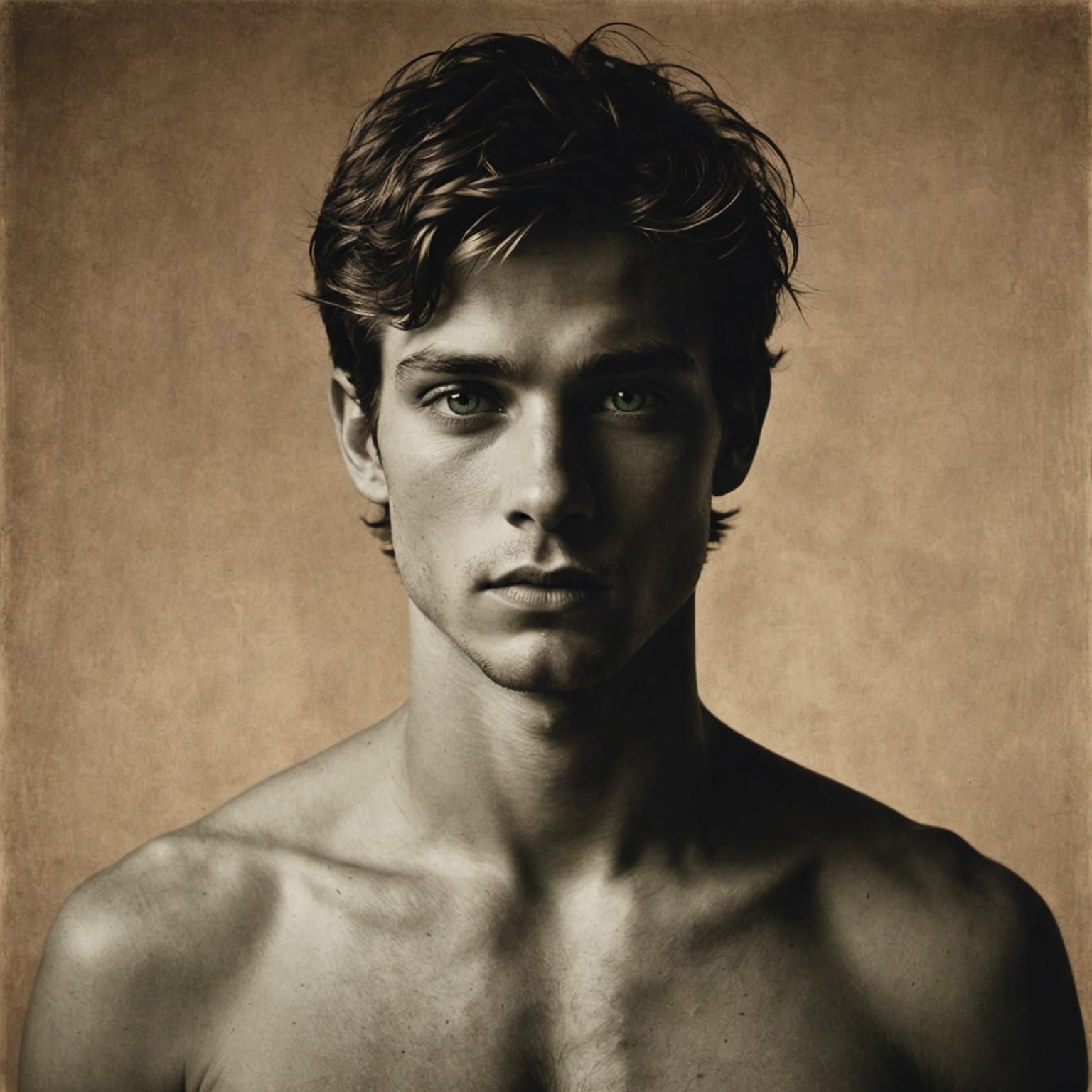 Striking Portrait in Gregory Colbert Style