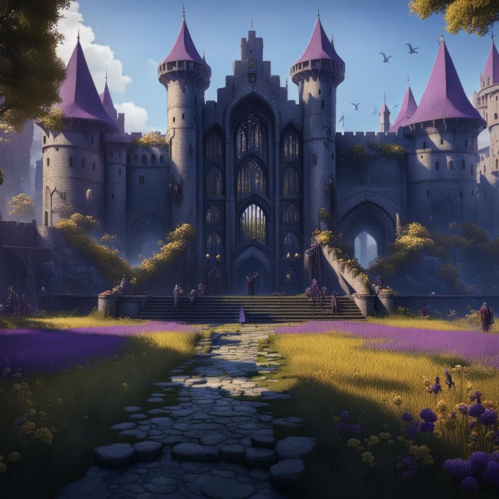 Medieval Manor: Dark Fantasy Concept Art