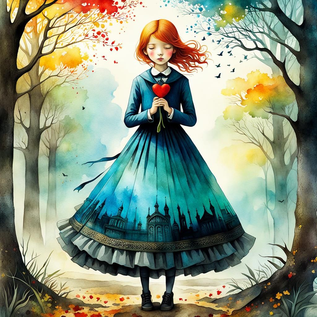 Watercolor Illustration: Protecting You Forever