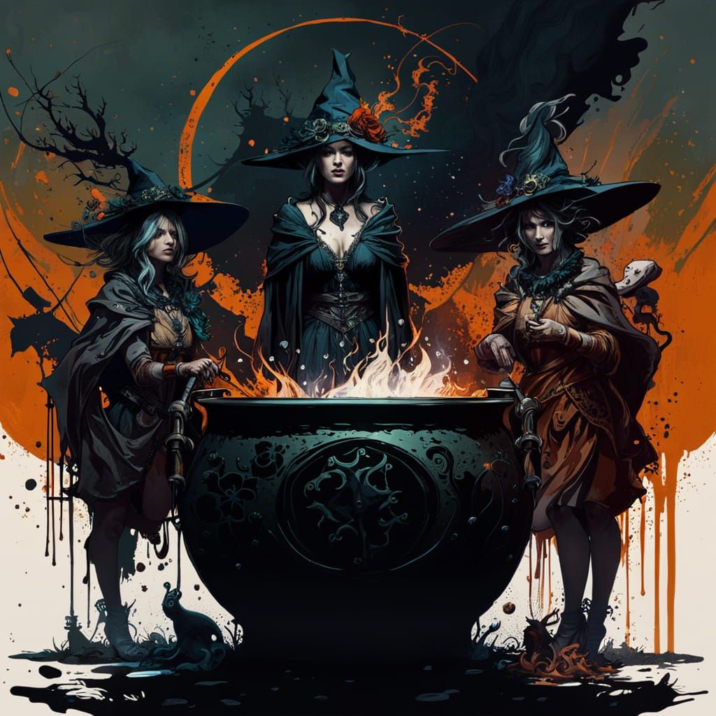 Double double toil and trouble, fire burn and cauldron buble...