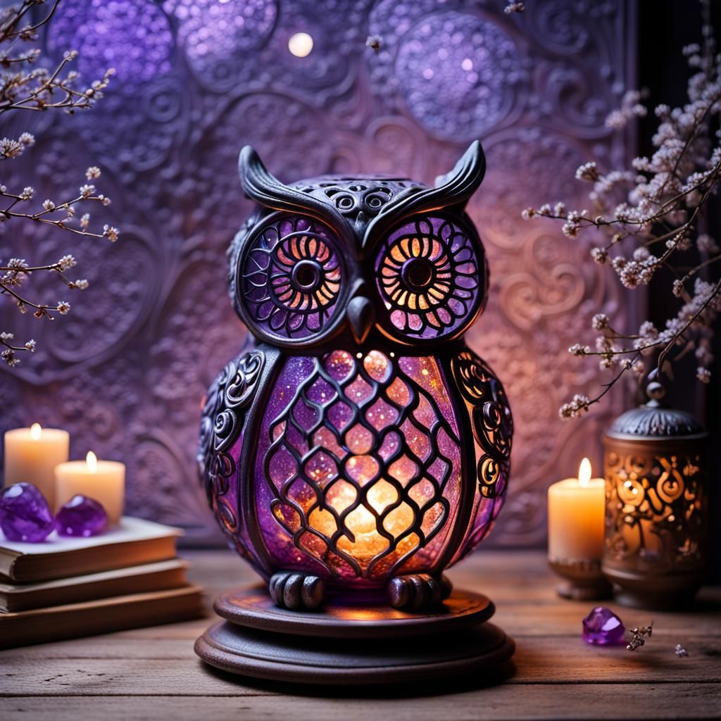 Owl lamp