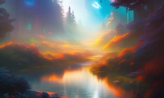 Anime Style Digital Illustration with Intricate Details